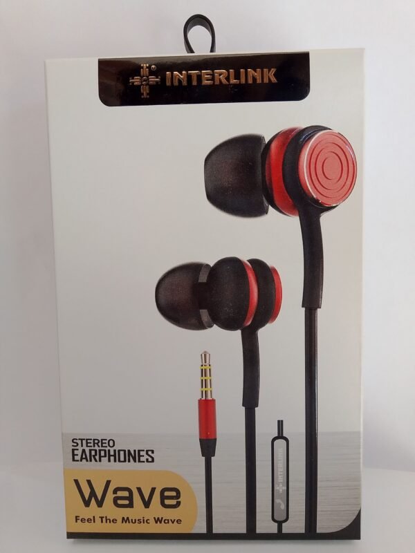 STERIO EARPHONES WAVE INTERLINK
